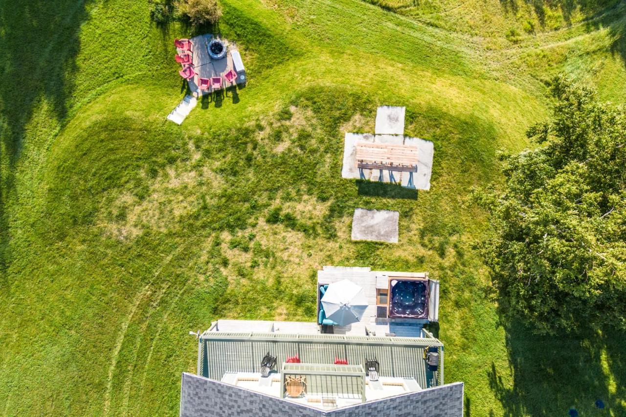 Montfjord - Chalets, Vue Spectaculaire Et Spa. Chantafjord #4 Sacre-Coeur المظهر الخارجي الصورة
