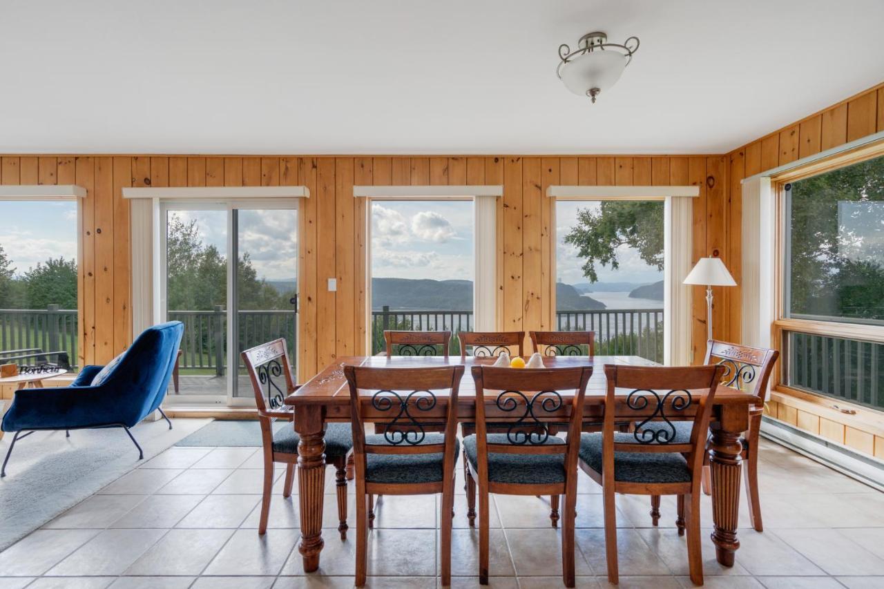 Montfjord - Chalets, Vue Spectaculaire Et Spa. Chantafjord #4 Sacre-Coeur المظهر الخارجي الصورة