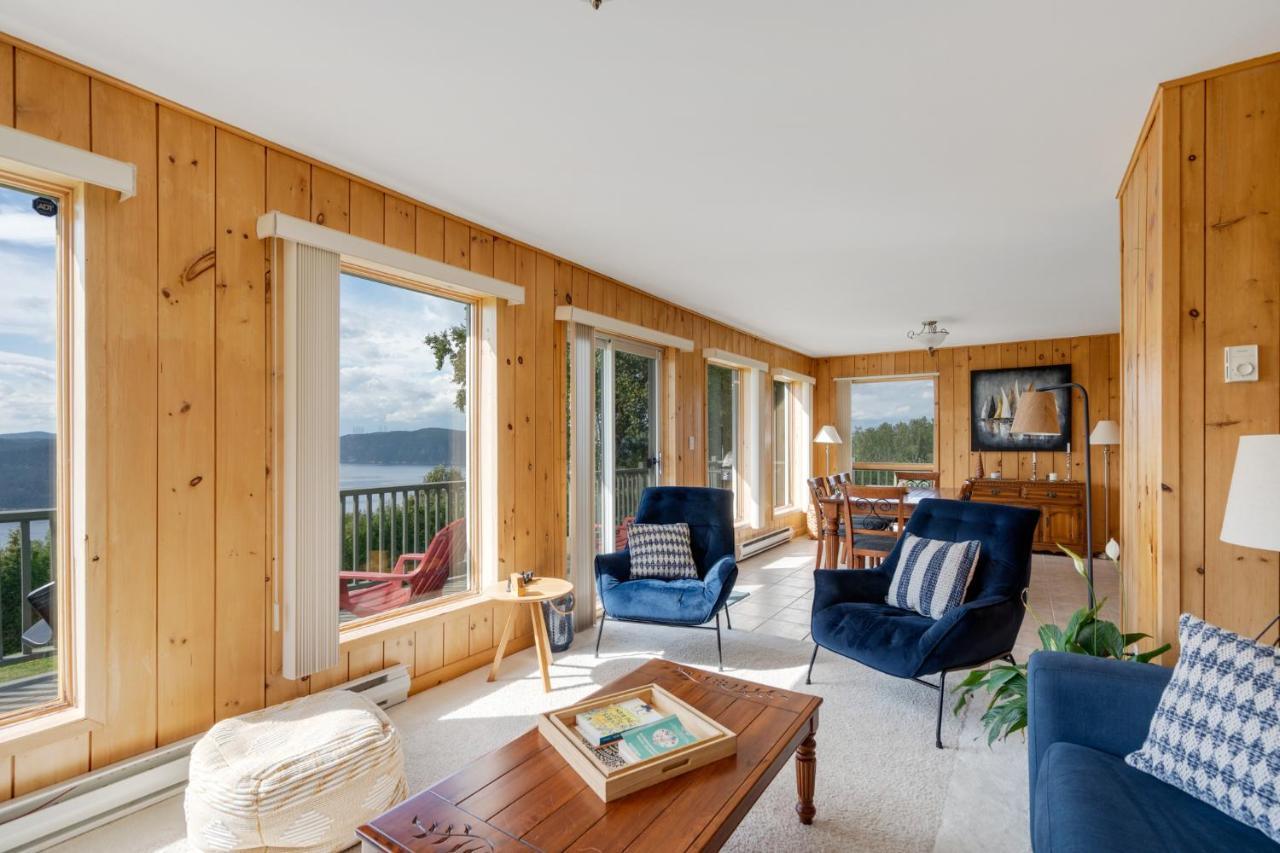 Montfjord - Chalets, Vue Spectaculaire Et Spa. Chantafjord #4 Sacre-Coeur المظهر الخارجي الصورة